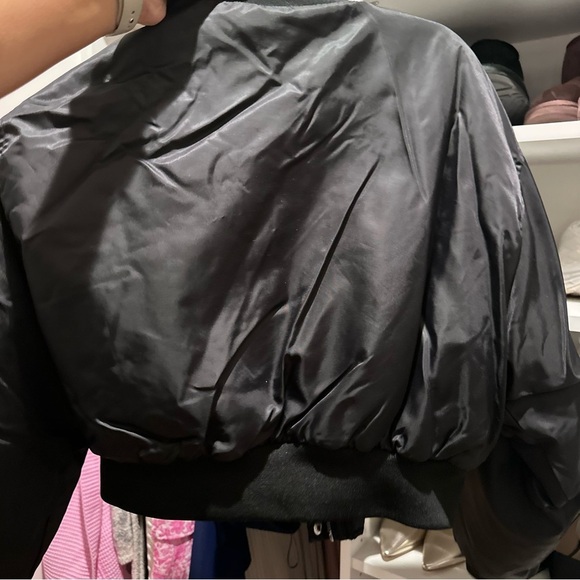 Black Bomber Jacket - Picture 6 of 6